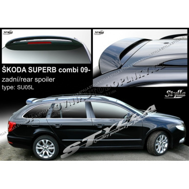 Škoda Superb combi 2009- zadní spoiler (EU homologace)