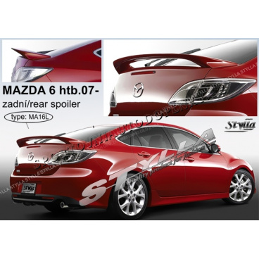 Mazda 6 htb 2007- zadní spoiler