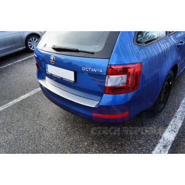 Nerez ochranný panel zadního nárazníku OMTEC - RS6 Matt Škoda Octavia III Combi