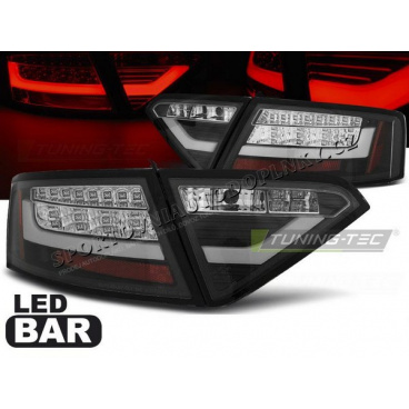 Audi A5 2007-06.2011 Coupe - zadní lampy black LED BAR